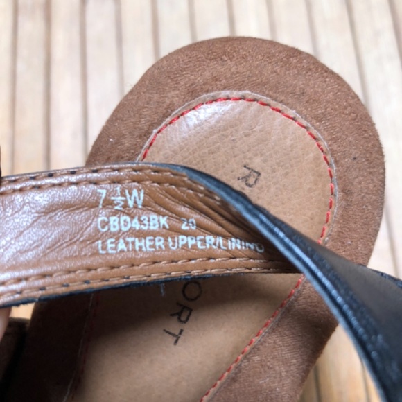 Black Slingback Sandals 7.5W - Picture 4 of 4